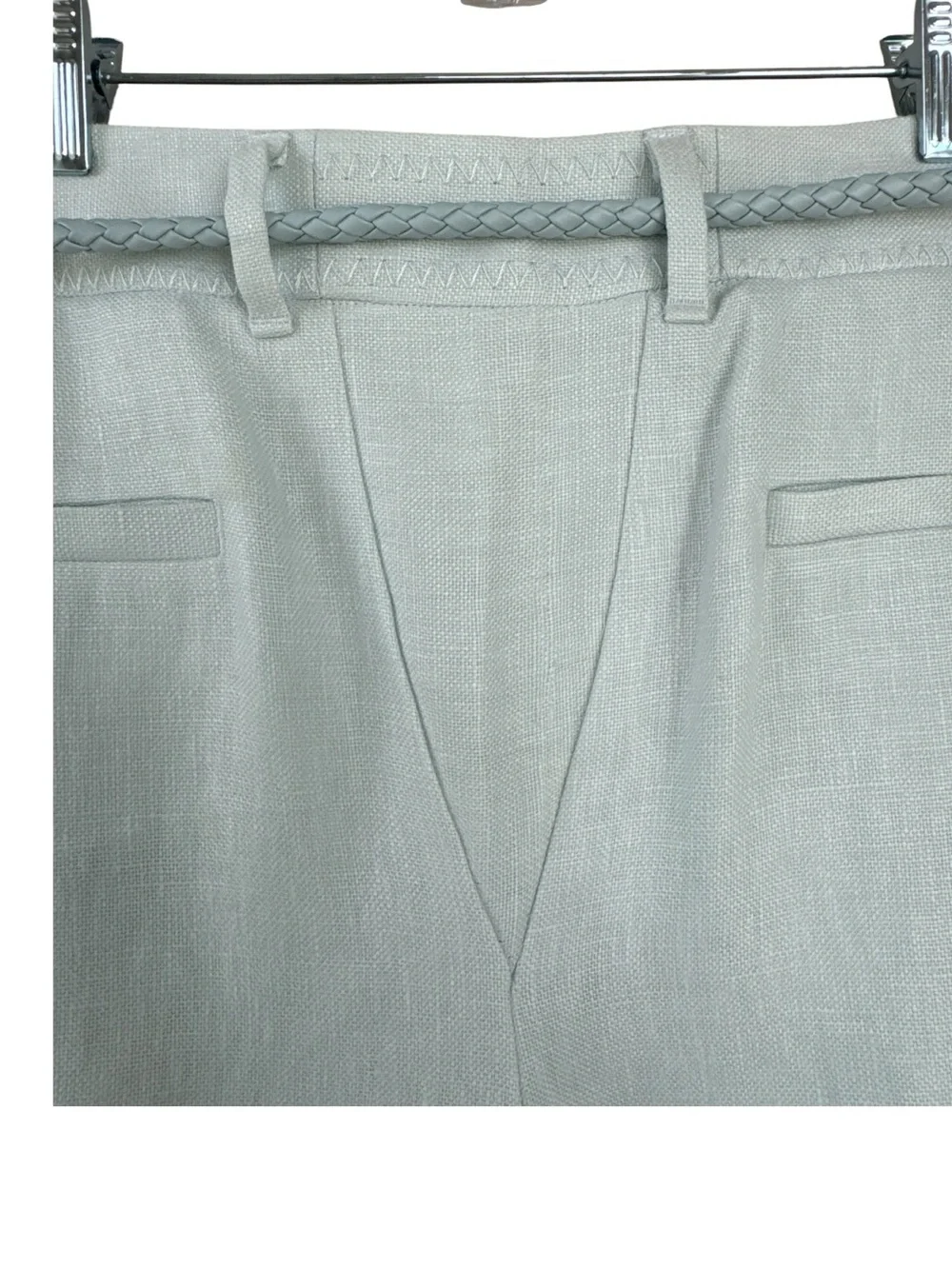 Zimmermann Natura Linen Pant Mint Size 2 (Size 12)Wide Leg Trousers Spring 2024